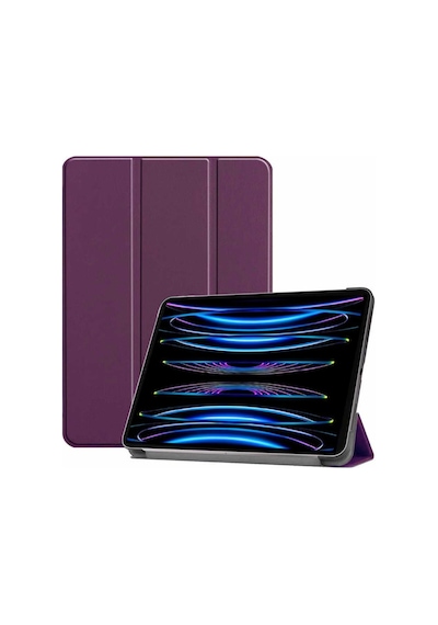 Apple Uyumlu iPad Pro 4. Nesil M2 2022 11 Inç Tablet Flip Smart Standlı Akıllı Kılıf Smart Cover Kılıf