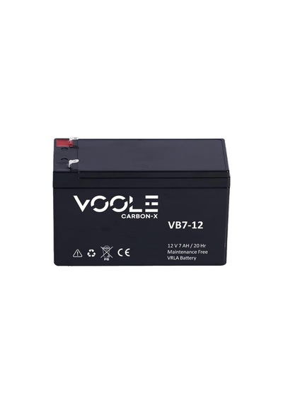 7 Amper 12 Volt Voole Kuru Akü