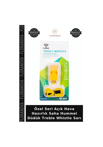 Özel Seri Açık Hava Hazırlık Saha Hummel Düdük Treble Whistle Sarı