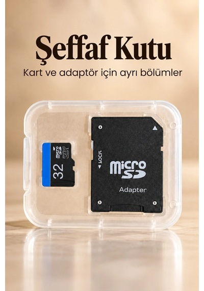 Mey İthalat Microsd Hafıza Kartı Ve Adaptör İkili Set 32 Gb