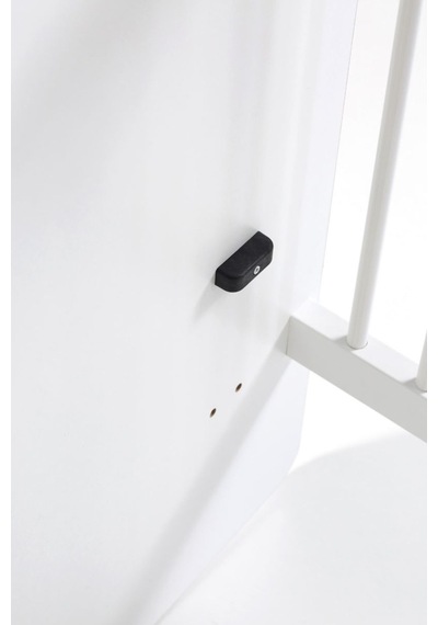 BW1025 - Pratik Kademeli Tekerlekli Bebek Beşik Beyaz 60x120 Beyaz