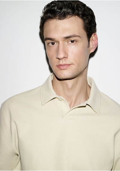 Mavi - Polo Yaka Bej Sweatshirt 0s10576-70325 Bej