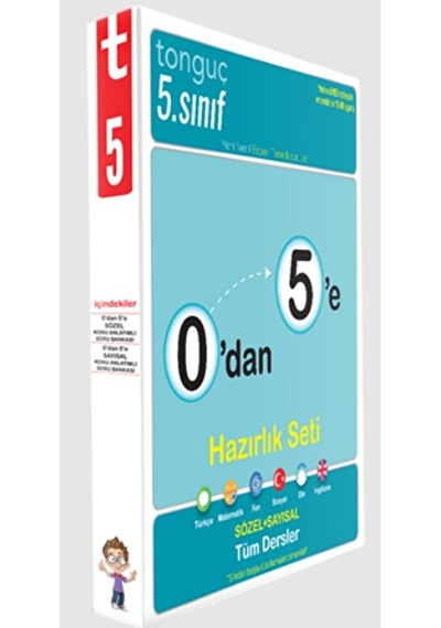 Tonguç 0 Dan 5 E Hazırlık Seti Sözel+ Sayısal
