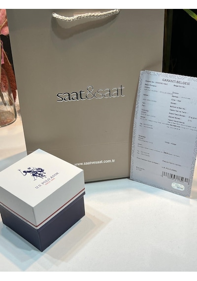 U.s.polo Assn Çelik Kordon 5 Atm Suya Dayanıklı Kadın Kol Saati+bileklik Hediyeli Uspa.2059.b08