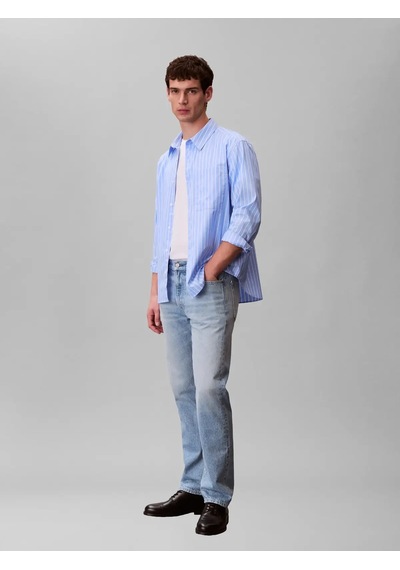 Calvin Klein Standard Straıght Ck, X2p, 30, 30 Mavi Erkek Kot Pantolon