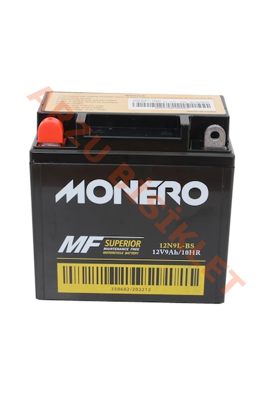 12 V 9 Ah Akü 2024 Üretimi Yb9-bs Motosiklet Akü Monero Akü