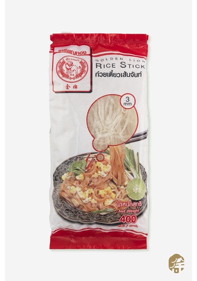 Golden Lion Pirinç Çubukları Thai Rice Stick 3MM 400 G
