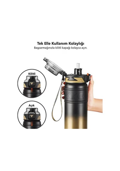 Tkk Termos Çelik 900 Ml T2025 Çok Renkli
