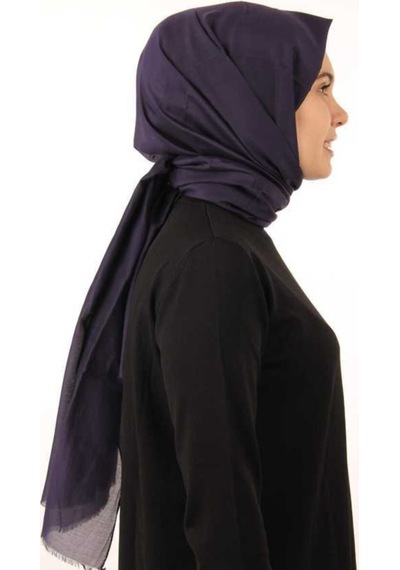 Aker Lacivert 7070798 Düz Ipek Koton Etol Mor Mor
