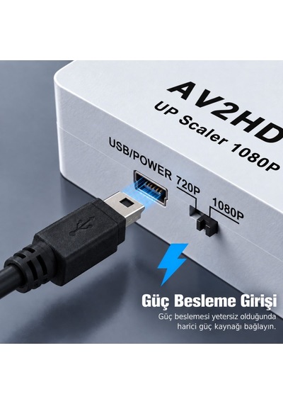 Av2hdmı Rca 1080p Çevirici Ps1 Ps2 Xbox 360 Wii Nes Snes N64 Sega Dreamcast Atari