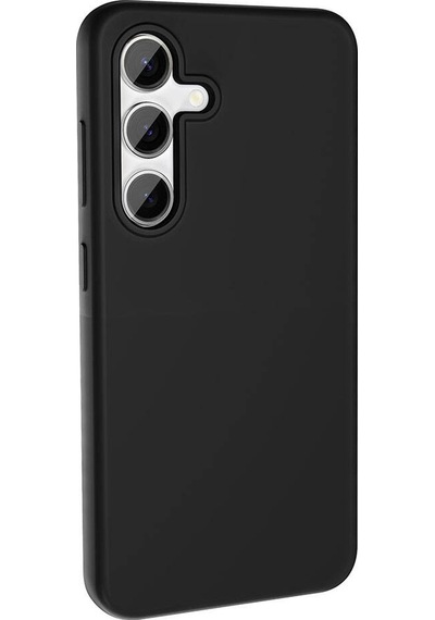 Galaxy S24 Kılıf M-safe Şarj Özellikli Sıvı Teknolojili Silinebilir Sert Zore Kivi Kapak Siyah