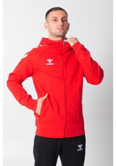 Hummel Armin Pro Pamuklu Sweatshirt Kırmızı
