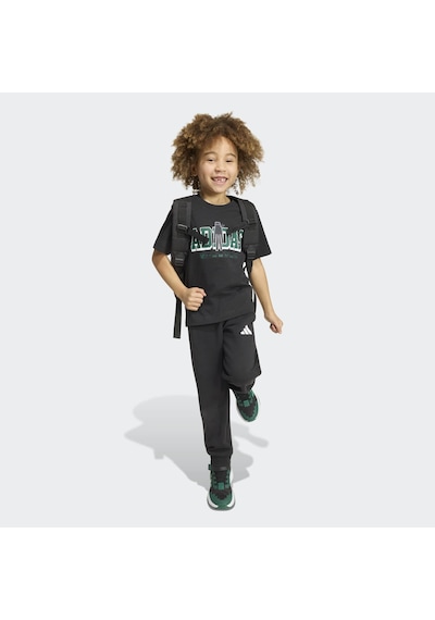 Adidas Minecraft Çocuk Siyah Tişört Ks9034