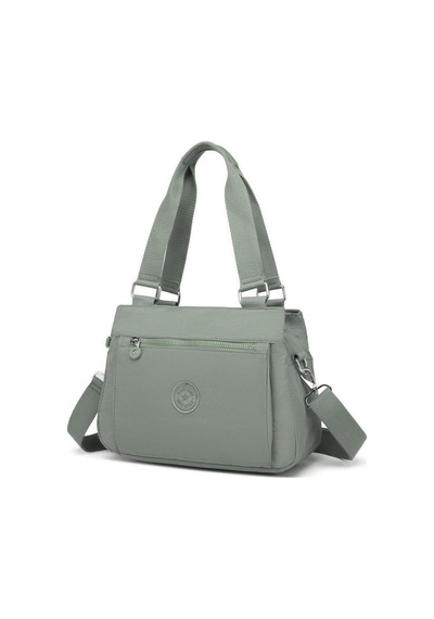 Krinkıl Kumaş Kadın Omuz Çantası Smart Bags 1125 Yeşil