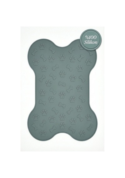 %100 Silikon Kokusuz Plastik Ve Pvc İçermez Köpek Beslenme Paspası Köpek Mama Matı
