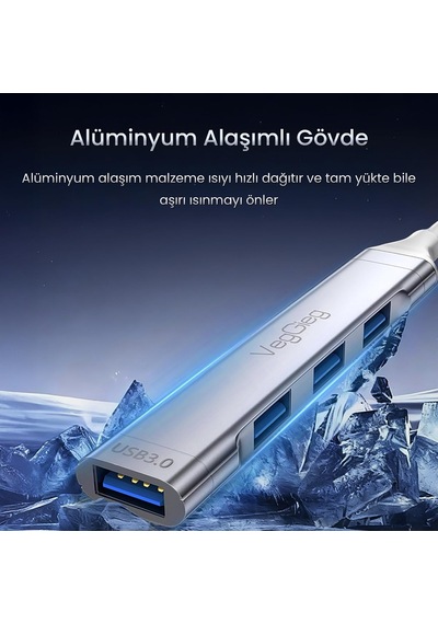 Usb 3.0 4 Port 3 Usb 2.0 Ve 1 Usb 3.0 Çoklayıcı Hub