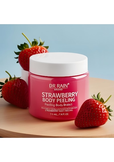 Dr.rain Çilek Aromalı Vucut Peeling & Arındırıcı Nemlendirici