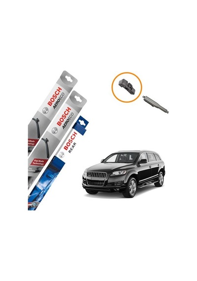 Audi Q7 Muz Silecek Takımı Ön Arka Bosch Aeroeco 2007-2014