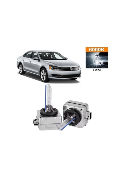 Volkswagen Passat B7 2010-2014 D3s / D3r 6000k Beyaz Hıd Xenon Ampul 2 Adet