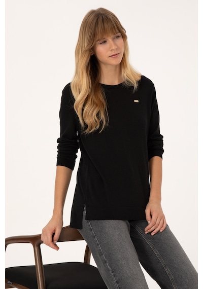 U.s. Polo Assn. Kadın Siyah Kazak /triko 50315449-vr046 Sıyah