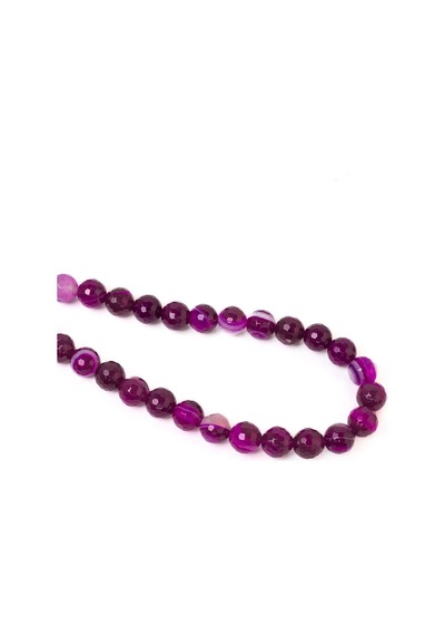 8 Mm Faset Akik Taşı Dizi Çok Renkli 71849353