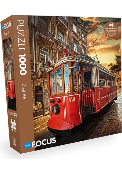 Blue Focus 1000 Parça Puzzle - İstiklal Caddesi Istiklal Street Bf468