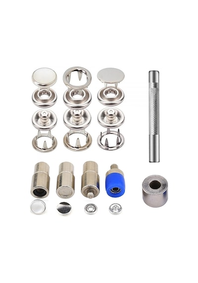 100 Set 9.5 Mm Klikıt Çıtçıt Kalıp Ve Manuel Çakım Kiti Set