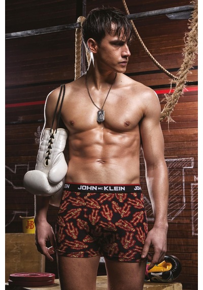 Cazibella İskelet Desen Lastikli Erkek Boxer-10 Siyah