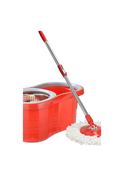 360 Derece Dönebilen Döner Başlıklı Smart Mop Kova Paspas Seti Pratik Mop Kova Paspas Seti