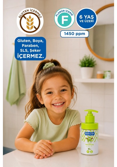 Doğal Aromasız 6 Yaş Ve Üzeri Florürlü Diş Macunu Pompalı 200 Ml Temel Bakım
