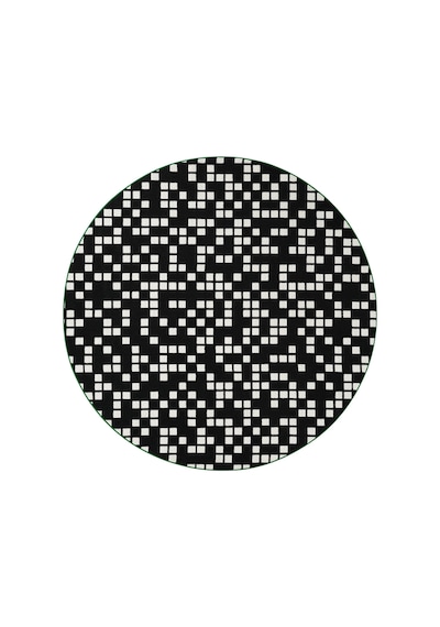 Ikea Brännboll Çocuk Oyun Halısı 195 X 195 Cm Siyah - Beyaz - Yeşil Çok Renkli