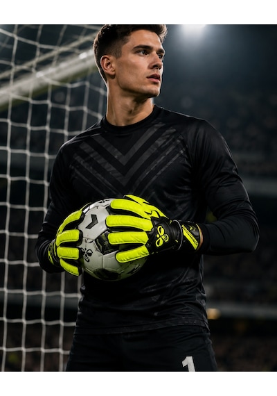 Hummel Gk Black/neon Yellow Kaleci Eldiveni Çok Renkli