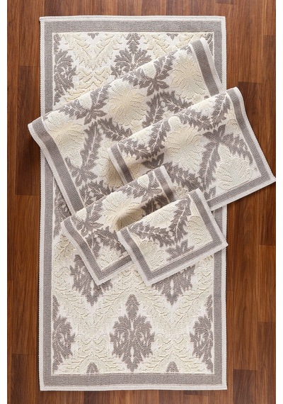 Koton Bukle Kilim Lateks Taban 50x80/60x100/80x120/80x150/120x180/160x240-1045 Kahve
