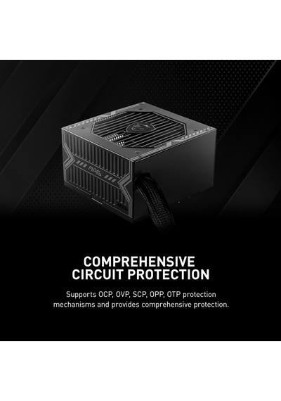 Mag A650bn Atx Pc Güç Kaynağı 650 Watt, Modüler Değil, 80 Plus Bronz, Siyah