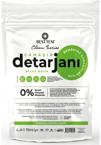 Besttem Çamaşır Deterjanı Beyaz-1300Gr