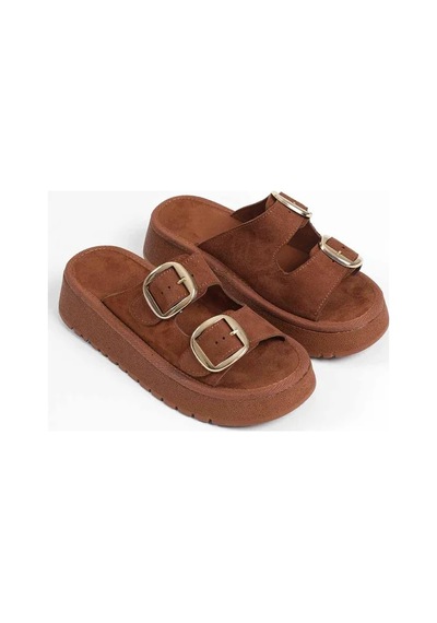 Trendella Taba Cilt Terlik Tr14my01c Siyah