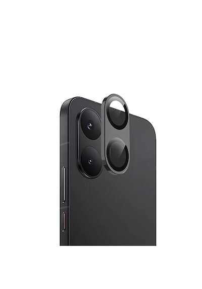 Microcase Poco X8 Pro 5g İle Uyumlu Kamera Lens Koruma Halkası - Kapalı Tasarım -siyah Al3401