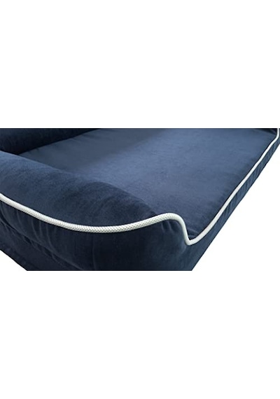 Viscopet Premium Sofa Blok Sungerli Alezli Fermuarlı Yıkanabilir Köpek Yatağı Medium