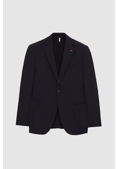 Twn Slim Fit Siyah Düz Kumaş Ceket 4ec04e301464m 001