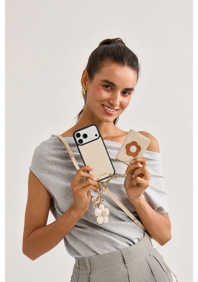 Kombinlenebilir - İphone 18 Pro / 17 Pro Uyumlu Magsafe Kılıf -hera Serisi By Bero Lina Bej