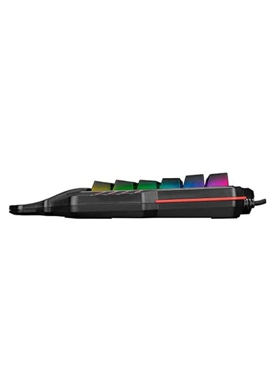 Mıracle K1 Siyah Usb Led Işıklı Q 35 Tuşlu Multimedya Mini Gaming Oyuncu Klavyesi