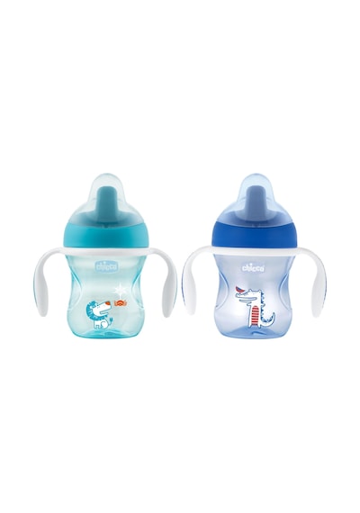 Chicco Yarı Yumuşak Uçlu Eğitim Bardağı 200 ml 6 Ay+ Erkek Yeşil