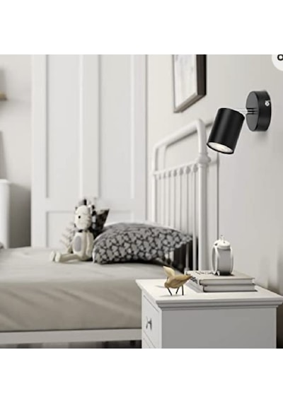 MYLİGHTS LED APLİK LED SPOT METAL SİYAH HARELETLİ DUVAR APLİK GÜN Siyah