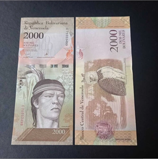 Escoines 3996368f022bbd9157 Venezuela 2000 Bolivar Çil
