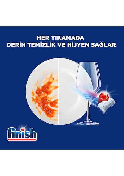 Finish Quantum 180 Kapsül Bulaşık Makinesi Deterjanı 3 x 60 Tablet