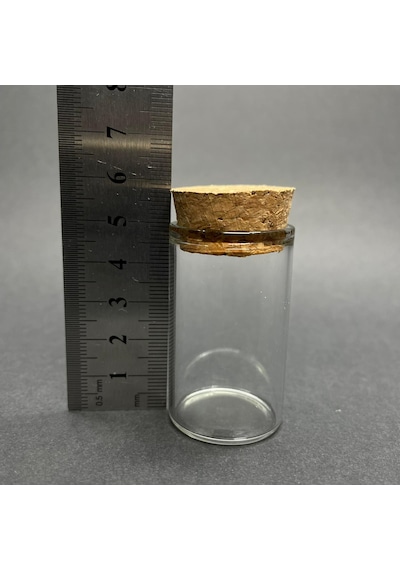 Tıpalı Cam Şişe 20 ML+ Geniş Ağızlı Tıpalı Cam Şişe 30 x 50 ML