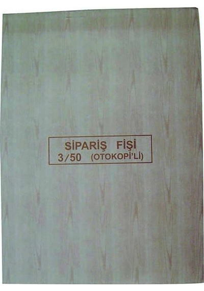 DİLMAN SİPARİŞ FİŞİ OTOKOPİLİ 3X50 3 NÜSHA