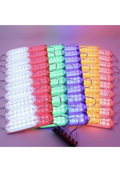 12 Volt 12 Ledli 2.4 Watt Animasyonlu Çakar Modül Beyaz