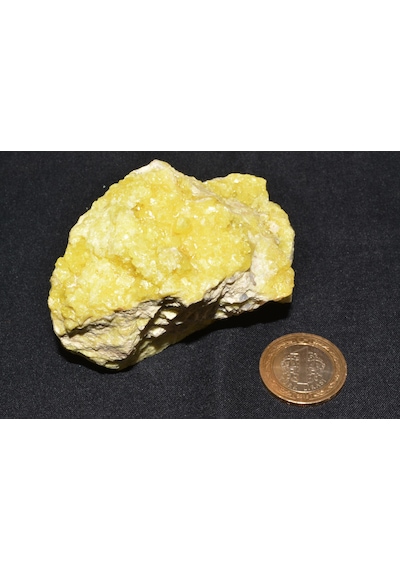 Hakiki Doğal Sülfür Kaya Parçası 206 Gram