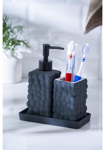 Acar Vega Gri 3 Parça Banyo Seti